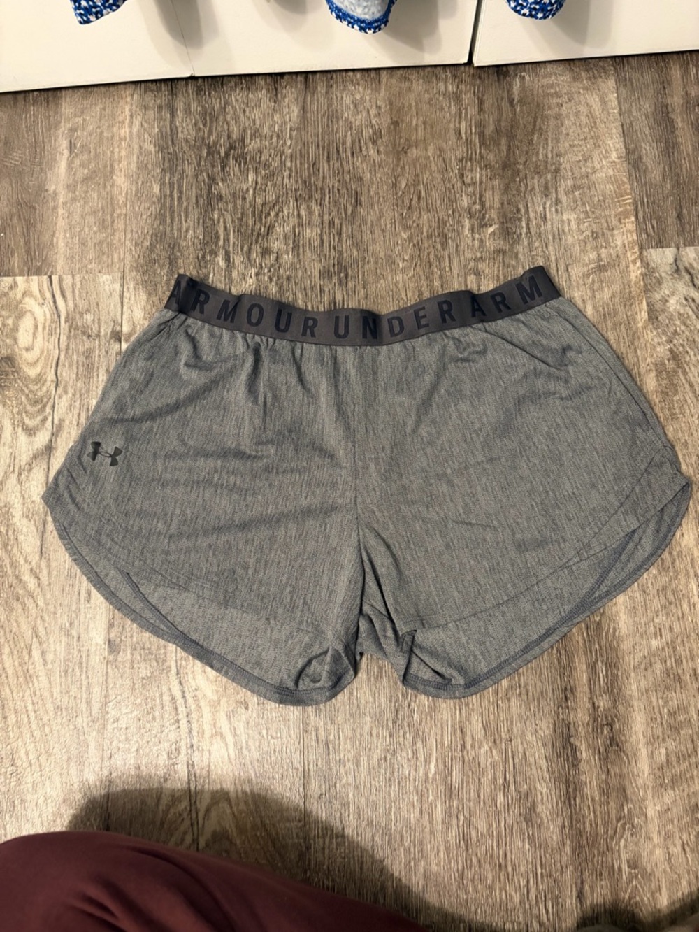 Under Armour Women's Charcoal Heather Athletic Shorts